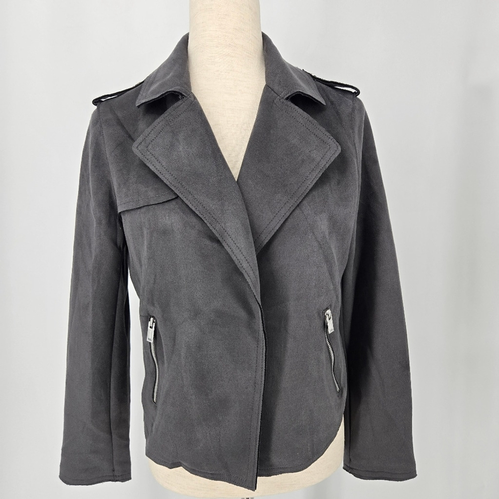 Philosophy Gray Moto Jacket – Size Small NWT